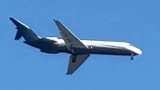 USA Jet DC-9-30(F) Viewed From My Backyard