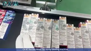 Double Head Tax Stamp Labeling Machine for Bottles and Boxes