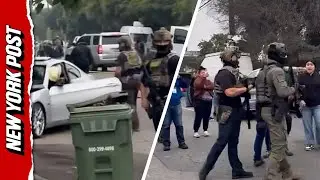 El Salvadorian Criminal Rams Car Into Law Enforcement, Flees on Foot Unscathed