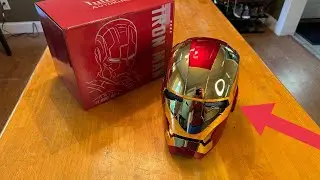 #Ironman MK 5 1:1 Wearable Helmet - Voice, Touch, Remote Control with LED Eyes, #Cosplay #halloween