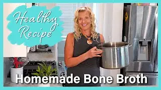 Homemade Bone Broth - Flavorful, High Protein, Low Sodium