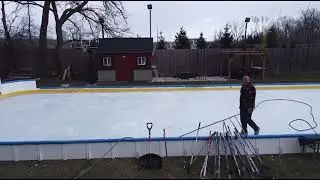 Backyard Ice Rink Maintenance and Zamboni