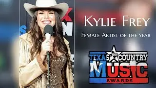 Kylie Frey Wins Female Artist of the Year | Texas Country Music Awards 2025