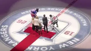 Henrik Lundqvist&rsquo;s Ceremonial Puck Drop.