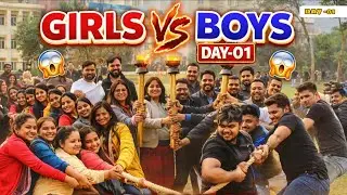 DAY-01 Girls vs Boys 😱 | College Sports Day Ka Sabse Zabardast Match 🔥#rrsdce #biharengineering #RRS