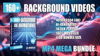 Vibrant Motion Vol. 2 &ndash; 160+ 4K Animated Backgrounds | Motion Graphics Pack
