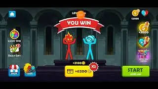 Red and Blue stickman game walkthrough