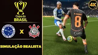 FC 26 | Cruzeiro vs Corinthians | SEMIFINAL da Copa do Brasil 2025 | EA Sports FC 26 4K60FPS.