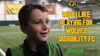 Why I like playing for Wolves Disability FC @EnergyAngelsUK ♿