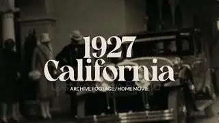 Archive footage the 1920s, Suburbs and Vintage Cars, California home movie film