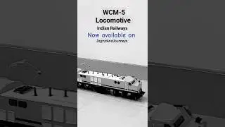 WCM5 Locomotive of Indian Railways | Miniature Train Model WCM5 | Jagrut Kale