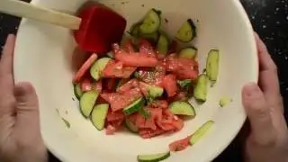 How to Make Watermelon Cucumber Salad