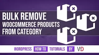 How to Bulk Remove Woocommerce Products from Category - WordPress Tutorials 2022