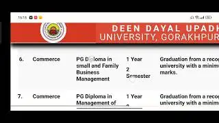 Gorakhpur University Fees Structure 2023 | DDU Gorakhpur University Fees Structure 2023