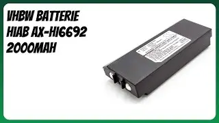 AVIS (2025) : vhbw Batterie Hiab AX-HI6692 2000mAh. D&Eacute;TAILS