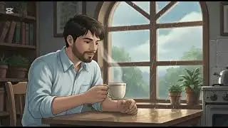 Rain, Tea & Warm Lights 🌙☔ | Studio Ghibli Inspired Cozy Night
