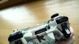 Sniper Camo Controllers | Custom Wrap | Bullet Buttons | L.E.D.S