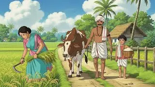 Village Morning Routine in a South Indian Family | Kitchen Fire, Farm & Work Hard