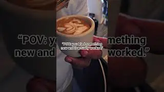 the milk had its own plan today.#baristalife #coffeereels #lattepour #coffeevideo #instacoffee