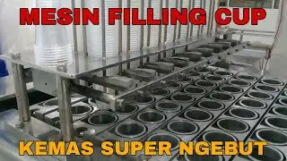 Mesin Cup Sealer Otomatis 16 Line | Produksi Ribuan Aqua Gelas Super Ngebut dan Ekonomis