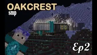 Oakcrest SMP S2 | Episode 2 | Sand And Gravel Gathering | Starter Cyberpunk Base!