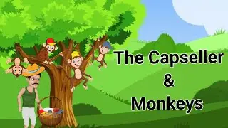 The Cap seller & Monkeys # English moral story # Childhood story # Kids learning