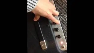 PLEASE HELP!! Fender Blues Junior amp makes strange noise.