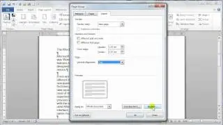 Microsoft word 2010 Page setup Tutorial 16