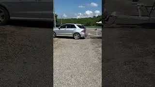 Ml350 Mercedes bluetech tuned deleted diesel towing boat