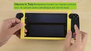 Comment appliquer le verre tremp&eacute; ivoler Steam Deck avec cadre d'installation facile