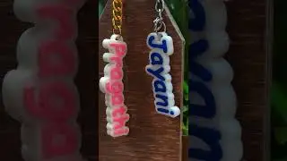 3d printed. Custom key chain