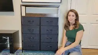 Review of LYNCOHOME 8 Drawers Dresser with Shelves - Storage Cabinet for Bedroom, Closet