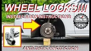 How To Install Wheel Locks To Prevent Theft On Your Car Wheel Lock Installation Removal Key Tool