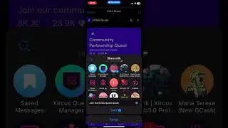 How to share your mini app to any contact in your Telegram account #telegram #ton #xircus #web3