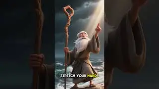 Moses Parts the Red Sea🌊 The Sea That Split in Two  #bedtimestories #bedtimebible