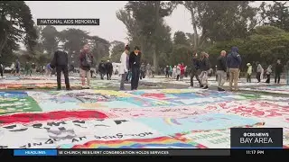 National Memorial AIDS Quilt exhibition in Golden Gate Park wraps up