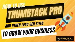 How To Use Thumbtack Pro For My Business