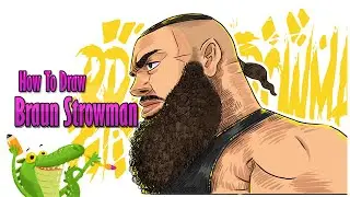 How to draw Braunt Strowman WWE