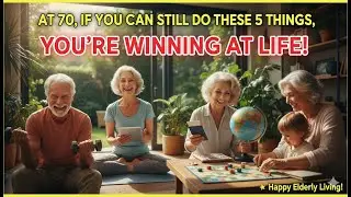 At 70, If You Can Still Do These 5 Things, You're Winning at Life Happy Elderly Living!