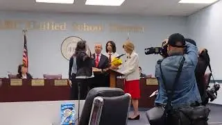 LA County Supervisor ,JANICE HAHN, swearing in ABC board member Leticia Mendoza 12/17/2024
