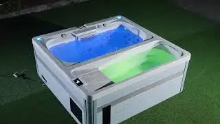 I-02 Hot & Cold Spa | Dual-Zone Outdoor Tub for Year-Round Hydrotherapy & Ice Bath Recovery