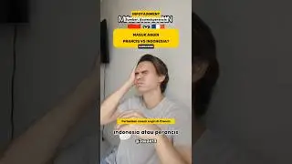 Catch a cold in France vs Indonesia? #infotainment #bulereaction #viralvideo #shorts