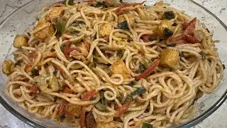 Chicken Spaghetti Recipe 🍝 | Easy and simple  | Homemade 
