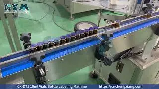 CX-DTJ 10ml Vial Labeling Machine - Precision Integration for Pharma Lines