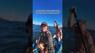 Extreme Paddleboarding in Rough Waves 🌊 (Couple Adventure) #paddleboarding #travelcouple