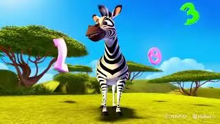 🦓🎶 Zebra Zebra, Black and White | Fun Zebra Song for Kids! 🎵✨