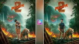 Pushpa 2 Movie Poster Editing | PicsArt Pushpa 2 The Photo Editing | Pushpa 2 Photo Editing PicsArt