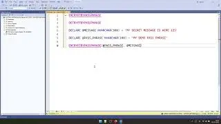 EncryptByPassPhrase And DecryptByPassPhrase in SQL Server 