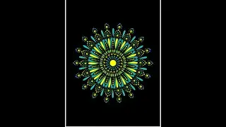 Digital dot Mandala #33 | passion art |Mandala lovers |digitalmandala |dotmandalas #ytshorts