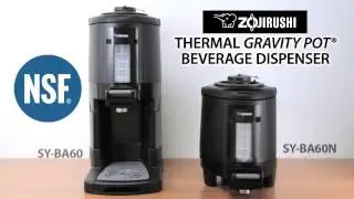 Zojirushi Thermal Gravity Pot&reg; Beverage Dispenser SY-BA60/60N